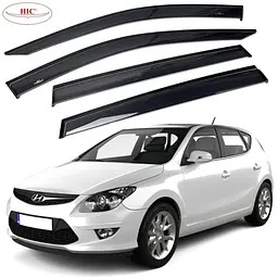 Дефлектори вікон вітровики HIC для Hyundai i30 2007-2012 хечбек Оригінал (HY20)