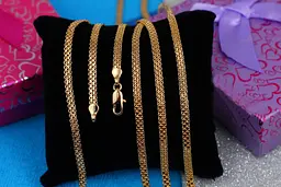 Ланцюг Xuping Jewelry новий бісмарк 60 см 3,5 мм золотистий