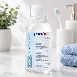 Ополіскувач для ротової порожнини Paro Swiss Paro з хлоргексидином 0,12% 200 мл