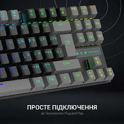 Клавіатура GamePro Red Switch механічна (MK100R) - мініатюра 8