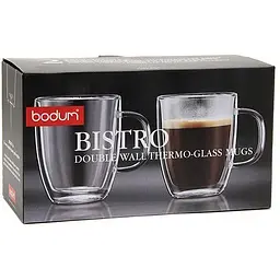 Набір чашок Bodum, з подвiйними стiнками, 2 шт. 0,45 л (10606-10) - мініатюра 5