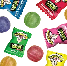 Льодяники Warheads Extreme Sour Hard Candy Peg Bag 56г - мініатюра 2