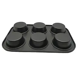 Форма для кексів Krauzer Free Line, 6 шт., 26,5х17,5 см (78200) - мініатюра 2