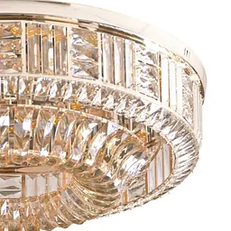 Люстра стельова Brille кришталева з пультом LED E14 40W G (BCL-635C/7) - мініатюра 2