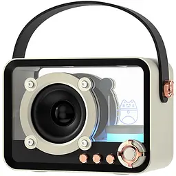 Bluetooth колонка QD05 Retro Style Biege Epik teh0029768 - мініатюра 1