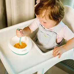 Мисочка BabyOno з присоскою та ложечкою м'ятна (1077/03) - мініатюра 3