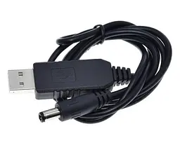 Кабель для живлення роутера від Power Bank No Brand USB DC 9V 1 м Чорний (hub_zfly7r)