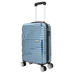 Валіза маленька під ручну поклажу Semi Line 20 дюймів (S) дюймів (S) Polycarbonate/ABS-Plastic Blue (T5764-1)