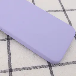 Чохол Silicone Case Square Full Camera Protective (AA) NOLOGO для Apple iPhone 6/6s (4.7) Бузковий / Dasheen - мініатюра 2