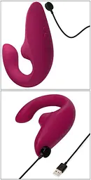 Вакуумний кліторальний стимулятор Womanizer Blend Vibrant Pink Womanizer SX2143 100862 - мініатюра 3