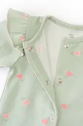 Комплект для девочки Tulips человечек с закрытыми ножками и шапочка-солошка - миниатюра 4