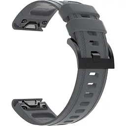 Ремінець ArmorStandart Silicon для Garmin 20mm Grey (ARM60812) [141555]