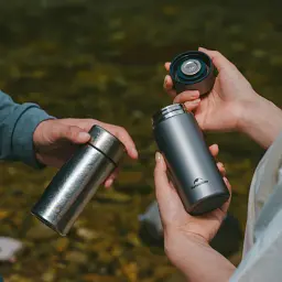Термос Naturehike CNK2550CF017, титан, 0.2 л, світло-сірий - мініатюра 3