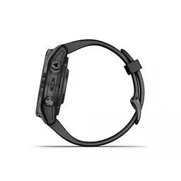 Смарт-годинник Garmin Fenix 7S Sapphire Solar Carbon G. DLC Tit. with Black Band (010-02776-10/11) - мініатюра 7