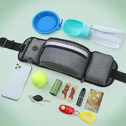 Сумка для ласощів собак Voyager Pet VT2109 Grey на пояс - мініатюра 4