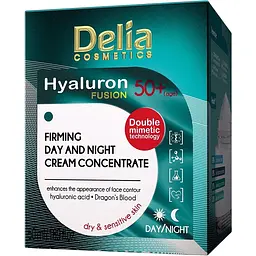 Крем для обличчя Delia Cosmetics Hyaluron Fusion  з ефектом ліфтингу 50+ 50 мл - мініатюра 2