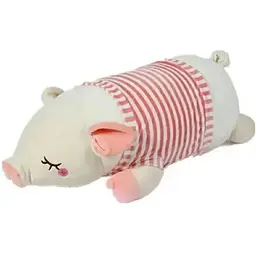 Масажна подушка Piggy WJH-11 Свинка 55x20x17 см Білий (1438124094)
