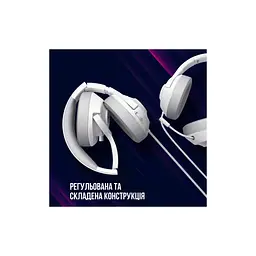 Навушники Lorgar Noah 101 Gaming 3.5 мм White (LRG-GHS101W) - мініатюра 6