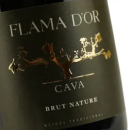 Вино ігристе Flama d'Or Cava Brut Natur біле 11.5% 0.75 л - мініатюра 5
