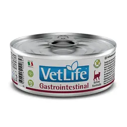 Консерви для кішок Farmina VetLife Gastrointestinal – Консервований корм-дієта з куркою та рибою для котів та кішок при порушенні травлення, 85 г