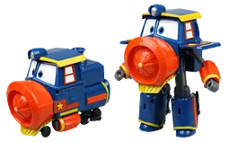 Трансформер паровозик Silverlit Robot Trains Віктор, 10 см (80168) - мініатюра 4