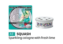 Ароматизатор Eikosha A9 Squash SPIRIT REFILL крейдяний ароматизатор авто Японія - мініатюра 2