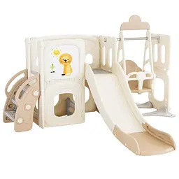 Дитячий ігровий комплекс Mealux Castle White / Brown (KD-B014 White / Brown)