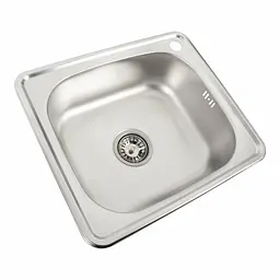Кухонна мийка з нержавіючої сталі Platinum 4842 декор (0,6/160 мм), R, Decor - мініатюра 3
