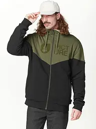 Толстовка Picture Organic Basement Plush Hoody L Чорний-Оливковий