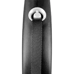 Рулетка Flexi Black Design для собак стрічка розмір M 5 м чорна - мініатюра 2