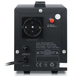 Стабілізатор Real-El STAB ENERGY-500 (EL122400011) - мініатюра 6
