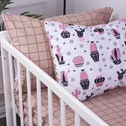 Простирадло MirSon Бязь 18-0004 Pink Cactus 180x220 см (2200010282801) - мініатюра 4