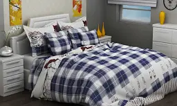 Комплект постільної білизни TAG Tekstil R2068 blue