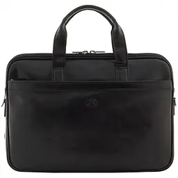 Чоловічий портфель з натуральної шкіри Tony Perotti Italico 7044-40 nero (90641) Чорний - мініатюра 1