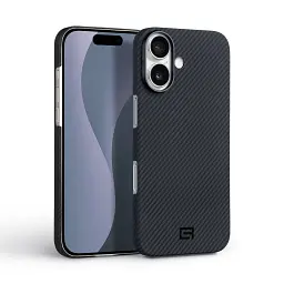 Чохол ArmorStandart BlackIcon Aramid Twill MagCase для Apple iPhone 17 Black - мініатюра 2