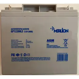 Акумулятор Merlion AGM GP12200L5 12V20Ah - мініатюра 2