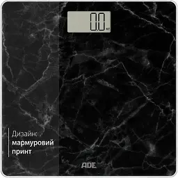 Ваги ADE Amina BE2306-6 цифрові для ванної чорний мармур (BE2306-6)