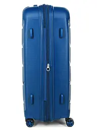 Валіза велика L поліпропілен Airtex 646 119л 79,5×52×30см Темно-синій - мініатюра 7
