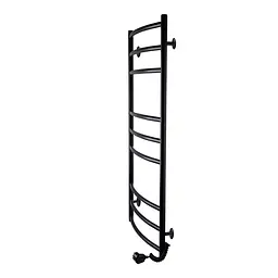 Рушникосушарка UNIO LDE ER 1000-500-9 BLK Драбинка Дуга Еліт чорна (21557) - мініатюра 4