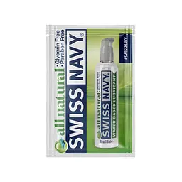 Пробник лубриканта для чутливої шкіри Swiss Navy All Natural 5 мл Swiss Navy SO5733 95247