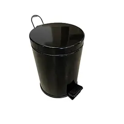 Відро для сміття з педаллю Mertinox 12 л чорне 4501.2435S.101.12 black - мініатюра 1