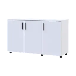 Комод Doros Торн Білий 3 ДСП 135х51.6х80 (41510169)