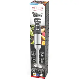 Блендер Adler AD 4628 ручний/ 1500Вт/ 1 швидк./ без чаші/ Turbo/ Ice Crush/ чорний - мініатюра 11