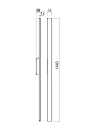 Бра вуличне REFLEXA AP LED SMD 24W IP54 DG 3000K(4.1.2) Redo 90433 - мініатюра 2