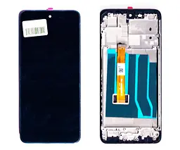 Дисплей Realme C55/ Narzo 55/ Oppo A1 чорний + рамка