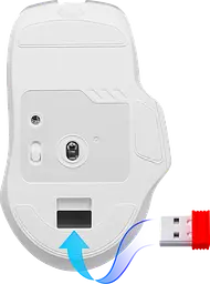 Миша Astro Elite GM-056 White (52056) Defender teh0022123 - мініатюра 4