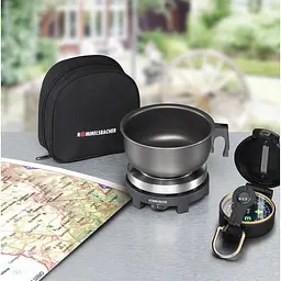 Електроплита Rommelsbacher RK 501/S, туристична з каструлею - мініатюра 2
