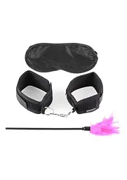 Набір BDSM Pipedream Fetish Fantasy Series Sensual Seduction Kit, 3 предмети (чорний)