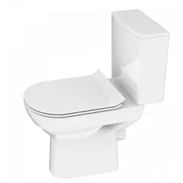 Сидіння для унітаза Cersanit City Slim K98-0134 soft-close антибактеріальне дюропласт 30412 - мініатюра 2