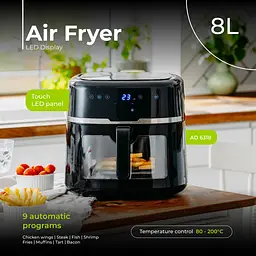 Мультипіч-аерофритюрниця Adler AD 6318 8,0 л - мініатюра 8